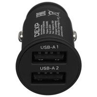 Автомобильное ЗУ DEXP DCU2AA18Q черный