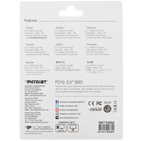 256 ГБ 2.5" SATA накопитель Patriot Memory P210 [P210S256G25]