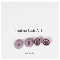 Наушники TWS Realme Buds Air 8  фиолетовый 2026