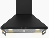 Exhaust hood fireplace ARTEL ART - 0760 Prima Retro black/black
