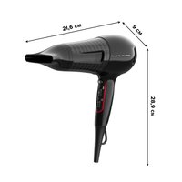 Фен Rowenta x KARL LAGERFELD CV591LF0 черный/красный