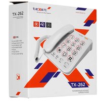 Телефон проводной TeXet TX-262