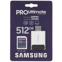 Карта памяти Samsung PRO Utimate SDXC 512 ГБ [MB-SY512SB/WW]
