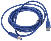 Кабель DEXP USB Type-A - USB Type-B синий 3 м