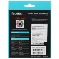 Реверсный вентилятор LIAN LI UNI FAN SL-INF WIRELESS 120 Reversed Blade [G99.12RSLIN1W1W.R0] белый