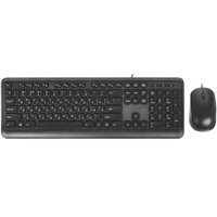 Keyboard and mouse  Wired  DEXP KM-3004BU black