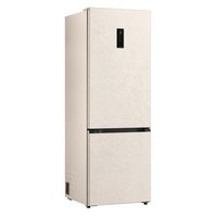 Холодильник с морозильником   LG GC-B640FEKM бежевый