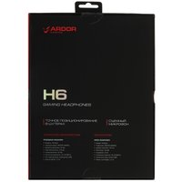 Проводные наушники ARDOR GAMING H6  черный 2025