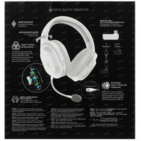 Беспроводные/проводные наушники Razer Barracuda X (2022)  белый 2022