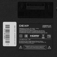 50" (125 cm) TV DEXP 50UEY2 black