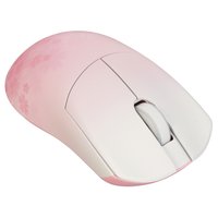 Мышь беспроводная/проводная WLMOUSE HUAN Stainless  розовый