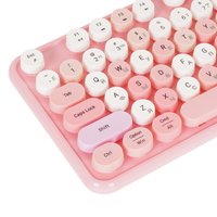 Keyboard and mouse Wireless   AULA AC306 pink