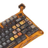 Клавиатура  проводная + беспроводная GravaStar Mercury K1 Pro Yellow цвет желтый