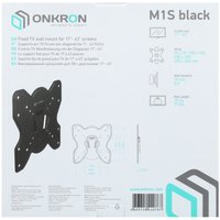 Кронштейн для ТВ ONKRON M1S черный