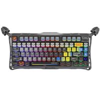 Клавиатура  проводная + беспроводная GravaStar Mercury K1 Pro Interstellar Silver цвет серебристый