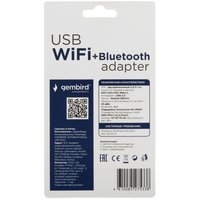 Wi-Fi адаптер + Bluetooth Gembird WNP-UA-019