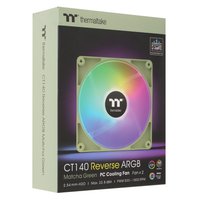 Комплект реверсных вентиляторов Thermaltake CT140 Reverse ARGB Matcha Green [CL-F201-PL14MG-A] зеленый