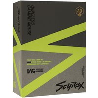 Мышь беспроводная/проводная Scyrox V6  белый