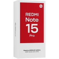 6.77" Смартфон Xiaomi REDMI Note 15 Pro 256 ГБ черный