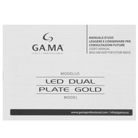 Выпрямитель для волос GA.MA CP14 LED DUAL PLATE GOLD - S черный