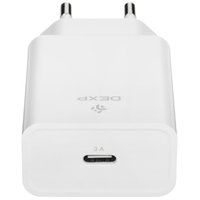 Сетевое зарядное устройство DEXP IET25CD белый