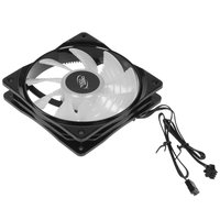 Комплект вентиляторов DEEPCOOL CF120 [DP-FA-RGB-CF120-3] черный