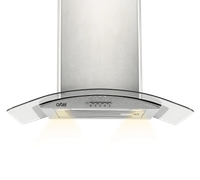 Exhaust hood fireplace Artel Rainbow 0660 silver/transparent