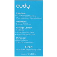 Коммутатор Cudy GS105U