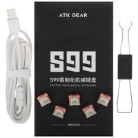 Клавиатура  проводная + беспроводная VGN S99 цвет белый