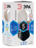 Лампа светодиодная ЭРА LED smd P45-5w-840-E27