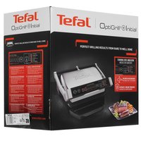 Гриль Tefal Optigrill+ Initial GC706D34 серебристый