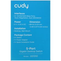 Коммутатор Cudy GS105D 4.0