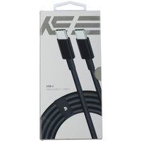 Кабель KEYRON USB Type-C - USB Type-C черный 1 м