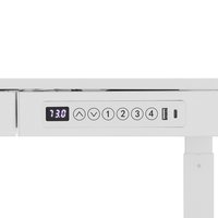Computer desk KEYRON Alcor 120 white