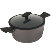 Кастрюля OneTwo Agate O3SC44 4.4 л 24 см серый