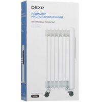 Масляный обогреватель DEXP OH-1507EW белый