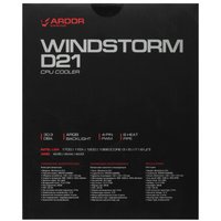 Кулер для процессора ARDOR GAMING Windstorm D21  черный