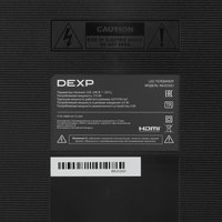 65" (164 см) Телевизор DEXP 65UCGQ1 серебристый