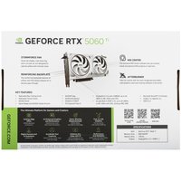 Видеокарта MSI GeForce RTX 5060 Ti VENTUS 2X OC WHITE PLUS [RTX 5060 Ti 8G VENTUS 2X OC WHITE PLUS]
