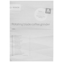 Кофемолка электрическая Bosch TSM6A011W белый