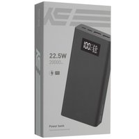 Портативный аккумулятор KEYRON PD-20 серый