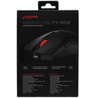 Мышь беспроводная/проводная ARDOR GAMING Immortality PRO Wireless  черный