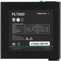 Блок питания DEEPCOOL PL750D [R-PL750D-FC0B-WDEU-V2] черный
