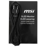 49" Монитор MSI MPG 491CQPX QD-OLED черный