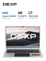 15.6" Ноутбук DEXP Aquilon серый