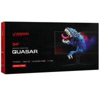 34" Монитор ARDOR GAMING QUASAR AQW34H3 черный