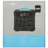 Портативная зарядная станция FinePower Zeus 500 черный