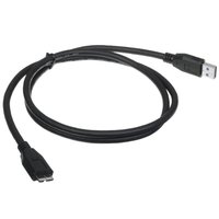 Кабель DEXP micro USB-B - USB Type-A черный 1 м