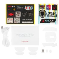 Мышь беспроводная/проводная ARDOR GAMING Impact PRO [ARDW-IMT3395-WT] белый