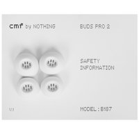 Наушники TWS CMF by Nothing Buds Pro 2  серый 2024